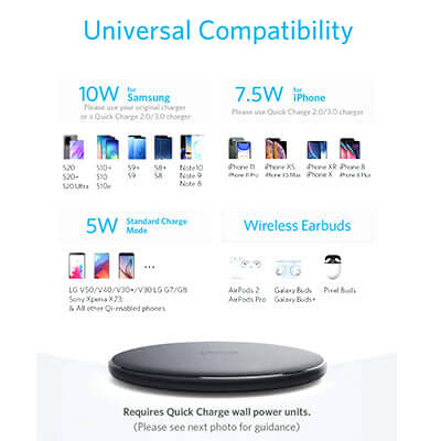 Anker 313 Wireless Charger (Pad) Corporate Gifts Singapore