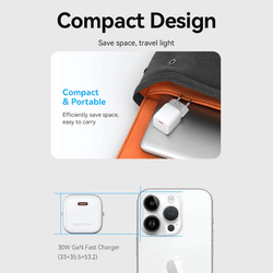 Vention 1-Port USB-C GaN Charger 30W