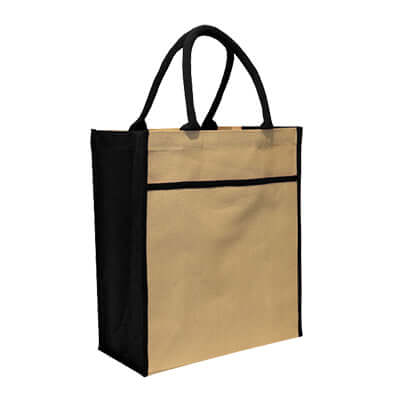 Cotton Shopping Bag in stylish paddle design, durable and eco-friendly for shopping and corporate gifts.