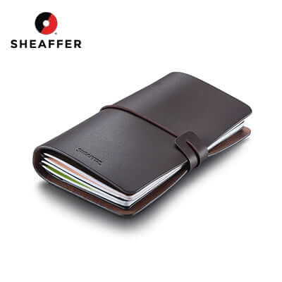 Sheaffer Leather Quikrite Journal in luxurious leather, perfect for corporate gift solutions and personalized journaling.