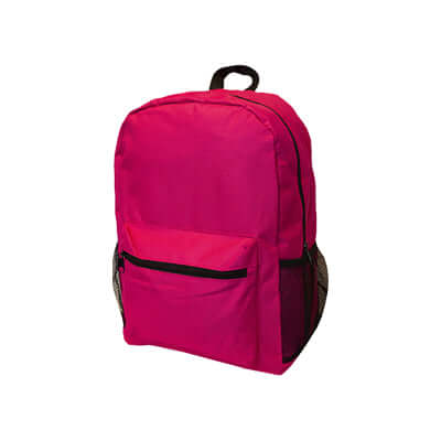 Nylon Backpack Series in vibrant pink color, perfect for everyday use and corporate gifts.