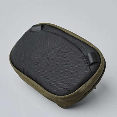 Alpaka Go Sling Nano 600D compact bag in black and olive green, ideal for corporate gift and everyday use.