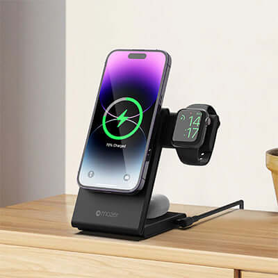 Mazer MagFold Three 3-in-1 Wireless Charger Corporate Gifts Singapore