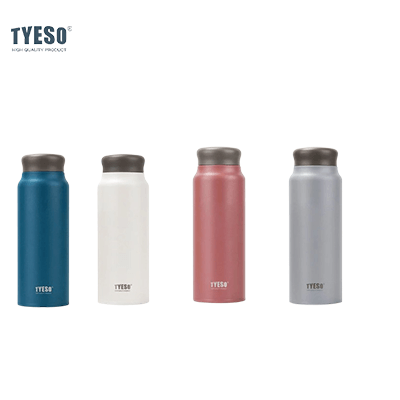 TYESO Light Weight Bottle 17oz in four stylish colors, perfect as a corporate gift for active lifestyles.