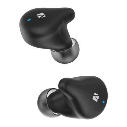 Verbatim Bluetooth 5.0 TWS Earbuds with aptX in sleek black design, ideal for high-fidelity sound and corporate gifts.