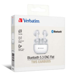 Verbatim Bluetooth 5.3 ENC Flat TWS Earbuds Corporate Gifts Singapore