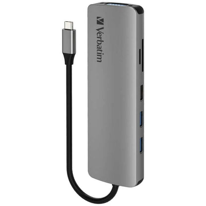 Verbatim 66956 10-in-1 Type C Hub with multiple ports for versatile connectivity and corporate gift potential.