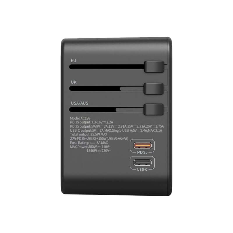 Valore PD35W Universal Travel Adaptor (AC198) Corporate Gifts Singapore