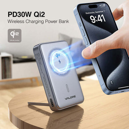 Valore 30W-PD 10000mAh Qi2 Wireless Charging Power Bank (PD31) Corporate Gifts Singapore