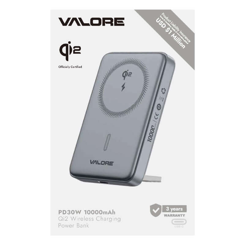 Valore 30W-PD 10000mAh Qi2 Wireless Charging Power Bank (PD31) Corporate Gifts Singapore