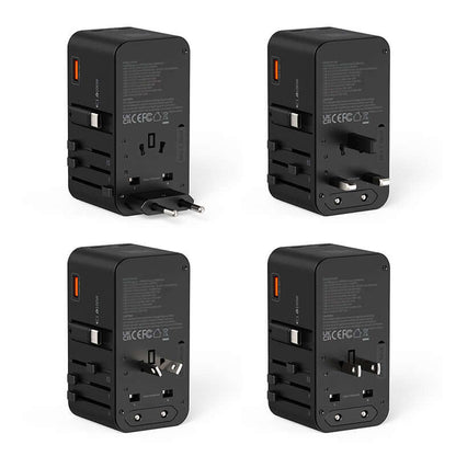 Valore PD100W Universal Travel Adaptor with Retractable Cable (UTA-003) Corporate Gifts Singapore