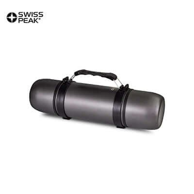 Swiss Peak Duo Cup Vacuum Flask with handle, stylish matte finish, ideal for Corporate Gift Singapore.