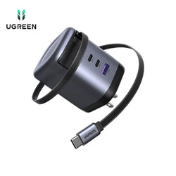 UGREEN Nexode 100W Charger with Retractable USB-C Cable