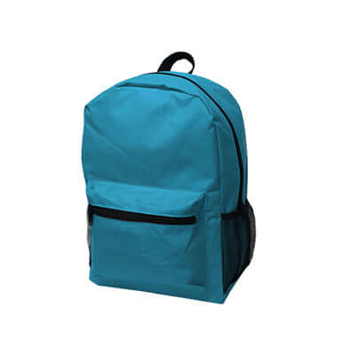 Nylon Backpack Series in turquoise color, perfect for everyday use and ideal as a Corporate Gift.
