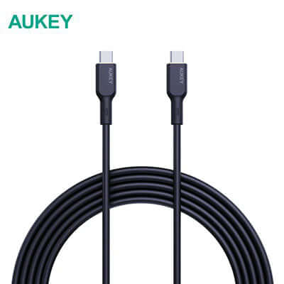 Aukey CB-SCC241/CB-SCC242 Circlet Blink 240W Silicone USB-C to USB-C Cable Corporate Gifts Singapore