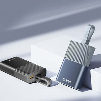 Remax RPP-30 Powerbank with Cable 10000mAh
