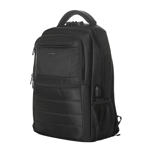 Vention Water-Repellent Laptop Backpack KRKB0 in sleek black design, perfect for modern travelers and corporate gifts.