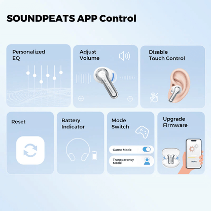 SOUNDPEATS Clear True Wireless Earbuds Corporate Gifts Singapore