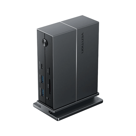 Vention 14-in-1 Thunderbolt 4 Docking Station with multiple ports and sleek design for connectivity needs.