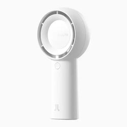 JisuLife Handheld Fan Life5 Plus in white with sleek design, perfect as a Corporate Gift Singapore.