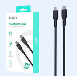 Aukey CB-SCC241/CB-SCC242 Circlet Blink 240W Silicone USB-C to USB-C Cable Corporate Gifts Singapore