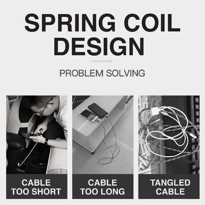 5 in 1 Quick Charge Spring Cable with Case Corporate Gifts Singapore