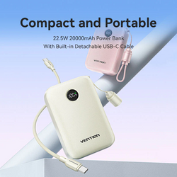 Vention Compact 20000mAh Power Bank 22.5W