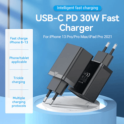 Vention 1-Port USB-C Wall Charger 30W