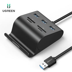 Ugreen USB 3.0 Hub Card Reader with Phone Stand