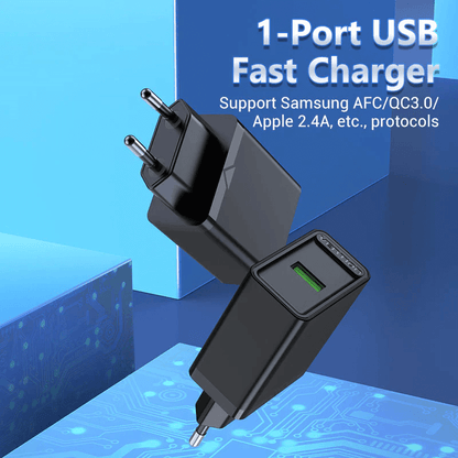 Vention 18W Single Port USB Wall Charger