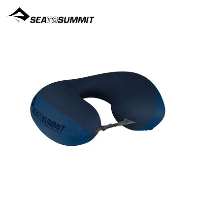 Sea To Summit Aeros Premium Pillow Traveller, an inflatable neck pillow for travel comfort.