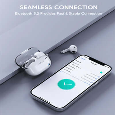 Aukey EP-M2 MoveAir True Wireless Earbuds with Bluetooth 5.3 for seamless connection.