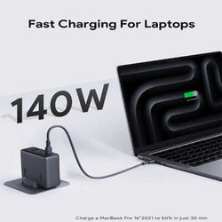 Aukey PA-C6 Comet Mix 4 140W PD 4-Port GaN Wall Charger with PPS for Laptop & Mobile Corporate Gift Singapore