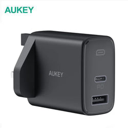Aukey PA-F3S 32W Swift Series PD Dual USB-C & USB-A Wall Charger