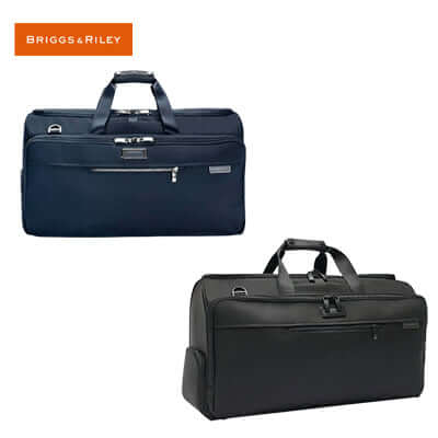 Briggs & Riley Baseline Garment Duffle in navy and black, perfect for travel and corporate gift options.