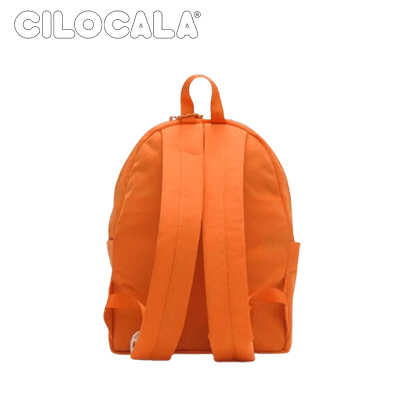 Cilocala Regular Backpack Small in vibrant orange color, ideal for everyday use and corporate gifts.
