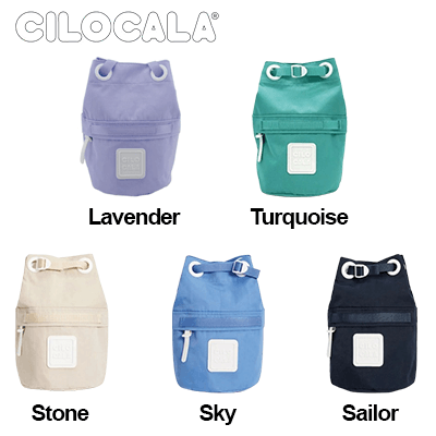 Cilocala Regular Bon Shoulder Bag in Lavender, Turquoise, Stone, Sky, and Sailor colors.