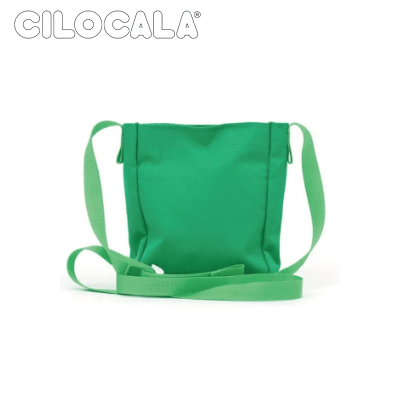 Cilocala Regular Nove Shoulder Bag in green color, ideal for adults and children as a convenient mini shoulder bag.
