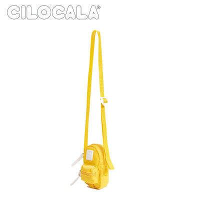 Cilocala Regular Packman Shoulder Bag in yellow color, ideal for short outings and corporate gifts.