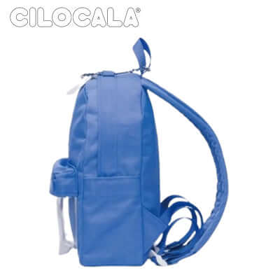 Cilocala Vini Backpack Small side view in blue, perfect for children, great as a corporate gift.