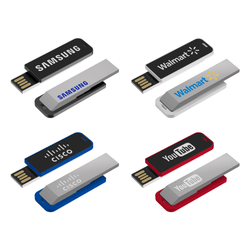 Clip On USB Flash Drive with LED Logo Corporate Gifts Singapore