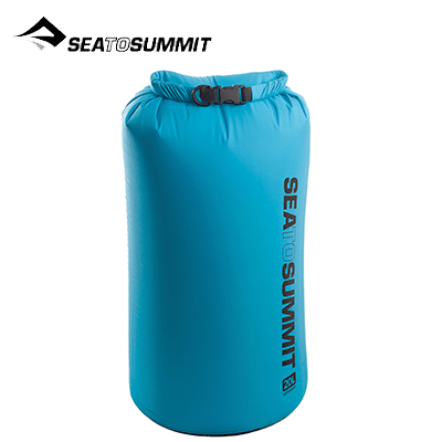 Sea To Summit Dry Sack 20 Litre-XL in blue, made from waterproof nylon for outdoor adventures.