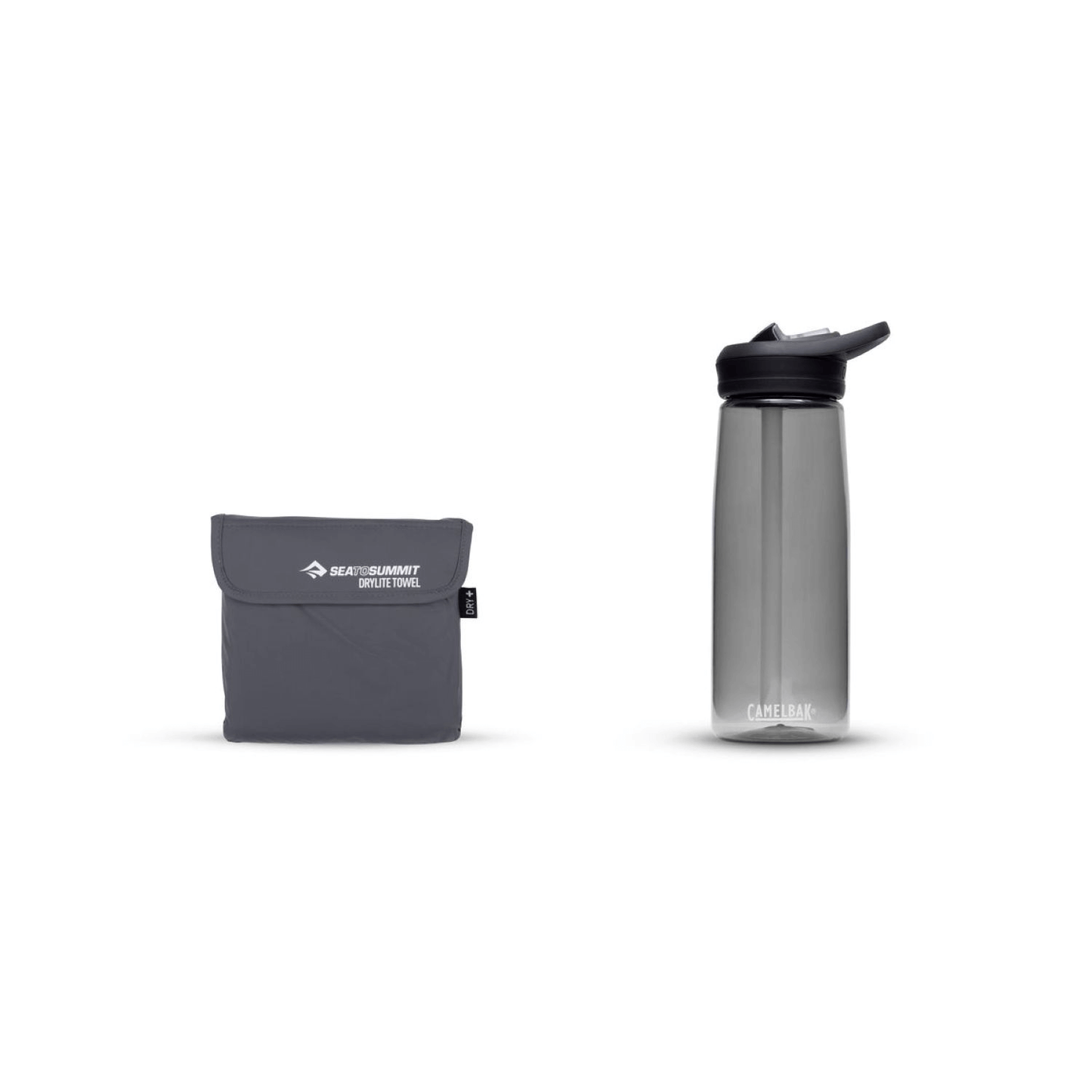 Sea To Summit Drylite Towel Large and a CAMELBAK water bottle, perfect for outdoor adventures and corporate gifts.