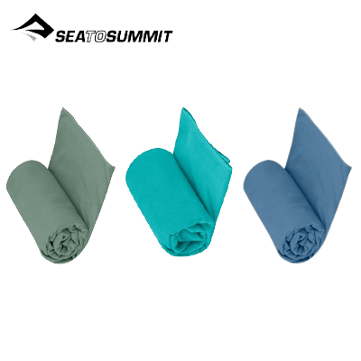 Sea To Summit Drylite Towel X-Small in three color options, perfect for travel and corporate gifts.