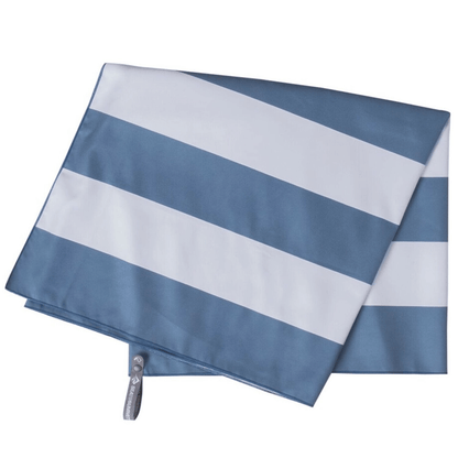 Sea To Summit Drylite Towel XX-Large with blue and white stripes, perfect for travel and corporate gift.