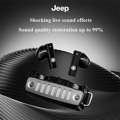 Jeep EW110 True Wireless Earbuds With Jeep Nameplate Corporate Gifts Singapore
