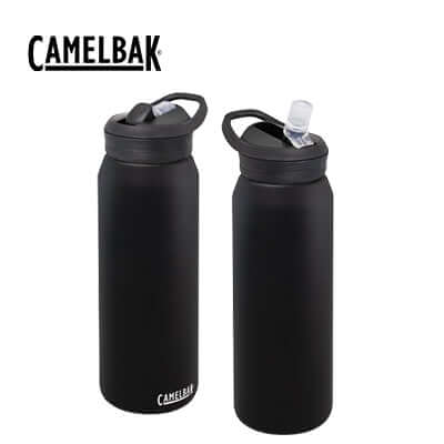 CamelBak Eddy+ Vacuum Bottle 1L, black vacuum-insulated container for cold drinks, perfect corporate gift Singapore.