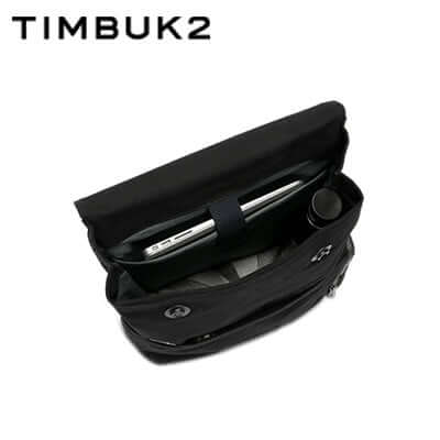 Interior view of Timbuk2 Foundry Pack showcasing laptop compartment, perfect for a corporate gift.