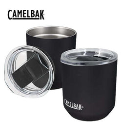 Camelbak Horizon Rocks Vacuum Tumbler 300ml in black with lid, perfect for corporate gift Singapore.