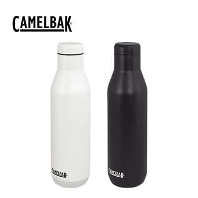 Camelbak Horizon Vacuum Bottle 750ml in white and black, ideal for Corporate Gift Singapore.